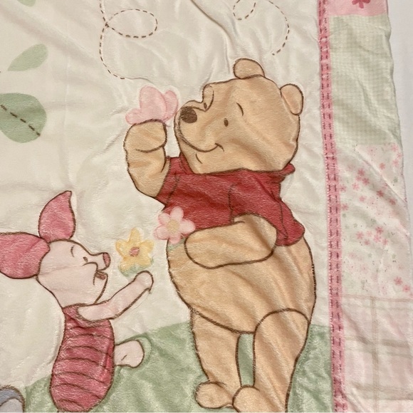 Vintage Disney Winnie the Pooh Baby Blanket Comforter - Picture 5 of 16